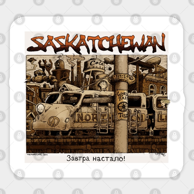 Tourism: Saskatchewan Sticker by Froobius